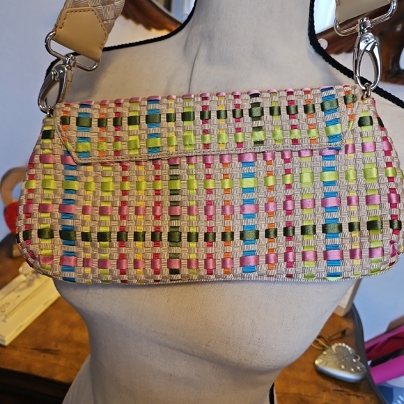 The Sak Clutch with Removable Strap Braided Ribbon Pattern - Picture 4 of 6